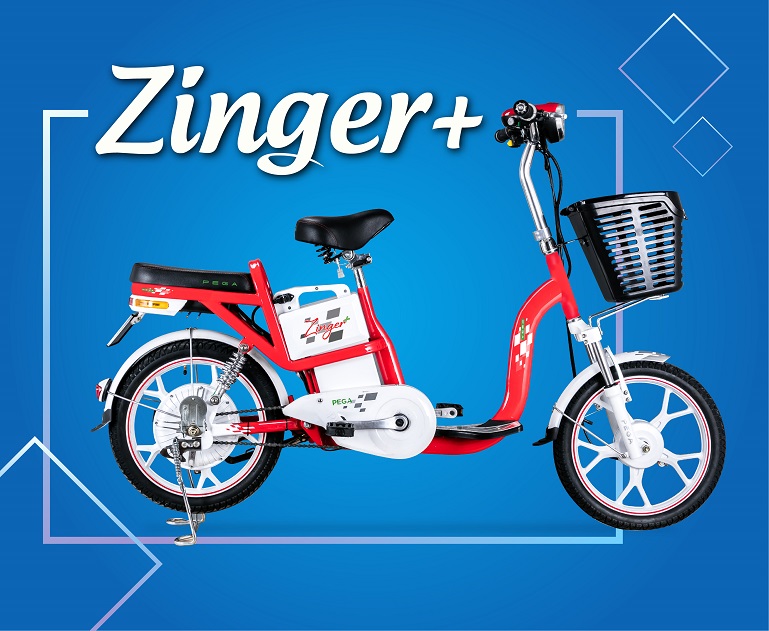 XE ĐẠP ĐIỆN PEGA ZINGER 9 VỚI THIẾT KẾ HIỆN ĐẠI VÀ TEM MỚI ẤN TƯỢNG
