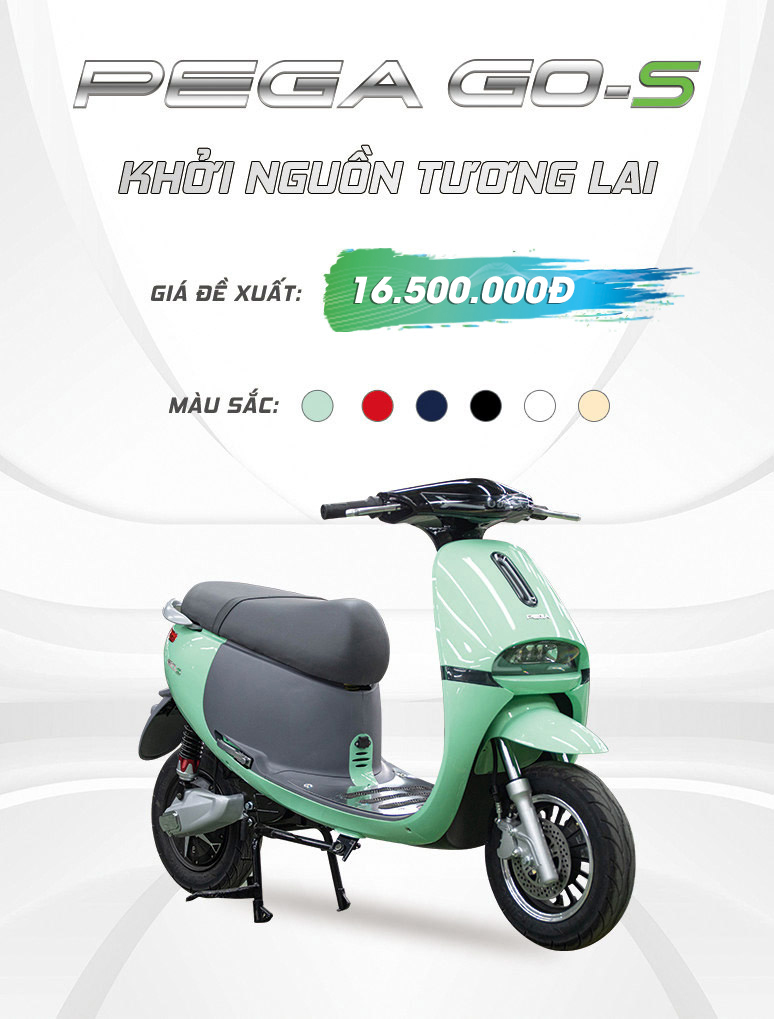 XE ĐIỆN PEGA WINGS THIẾT KẾ THỂ THAO CHẠY ÊM ÁI BỀN BỈ